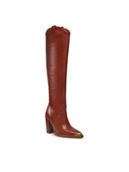 Kozaki damskie - Bronx Kozaki High boots 14165-JJ Brązowy - miniaturka - grafika 1
