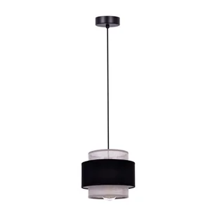 Etela D20 lampa wisząca 1xE27 czarna K-5170 - Lampy sufitowe - miniaturka - grafika 1