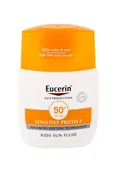 Balsamy i kremy do opalania - Eucerin Sun Kids Sensitive Protect SPF50+ Sun Fluid - miniaturka - grafika 1