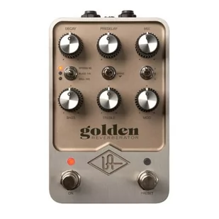 Universal Audio Universal Audio Golden Reverb Pedal - Profesjonalny Reverb, analog modeling UA, 3 efekty [Spring65, Plate140, Hall224] - Efekty gitarowe - miniaturka - grafika 1