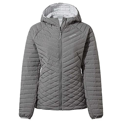 Craghoppers Damska kurtka z kapturem Expolite damska kurtka termiczna szary Soft Grey Marl 40