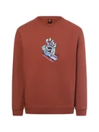 Bluzy męskie - Santa Cruz Bluza męska Mężczyźni Bawełna brązowy wzorzysty, S - miniaturka - grafika 1