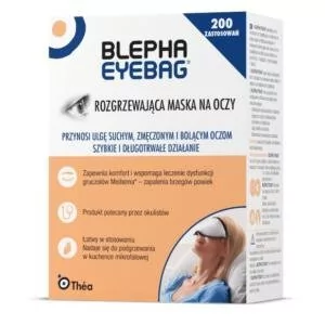Blepha Eyebag rozgrzewająca maska na oczy wielokrotnego użytku x 1 szt - Wzrok i słuch - miniaturka - grafika 1