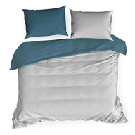 Pościel - Euro Firany Pościel 220 x 200 3cz Satynowa Nova3 Srebrny + Tur 1103643 - miniaturka - grafika 1