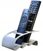 Akcesoria do komputerów stacjonarnych - Uchwyt na piloty prosty organizer ścienny i biurkowy czarny - miniaturka - grafika 1