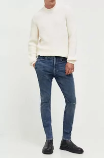 G-Star Raw jeansy D-Staq męskie kolor granatowy - Spodnie męskie - miniaturka - grafika 1