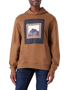 s.Oliver Męska bluza 21126, pomarańczowa, XL - Bluzy męskie - miniaturka - grafika 1