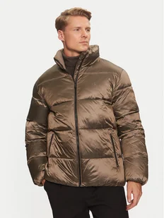 Calvin Klein Jeans Kurtka zimowa J30J326097 Brązowy Regular Fit - Kurtki męskie - miniaturka - grafika 1