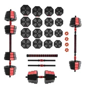 Obciążenia - SGK30 SZTANGIELKI-SZTANGA KOMPOZYT 30 KG HMS - miniaturka - grafika 1
