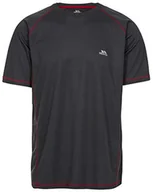 Koszulki męskie - Trespass ALBERT T-shirt męski szybkoschnący z krótkim rękawem, karbon, S MATOTSO10026_CBNS - miniaturka - grafika 1