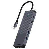 Stacje dokujące i replikatory portów - Rapoo, Multiport Ucm-2002 6-W-1 Usb-C - miniaturka - grafika 1