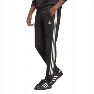 Adidas spodnie dresowe męskie Adicolor 3-STRIPES Pants czarny rozmiar S - Spodnie sportowe męskie - miniaturka - grafika 1