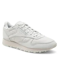 Sneakersy damskie - Sneakersy Reebok Classic Leather 100034445 Szary - miniaturka - grafika 1