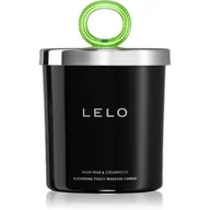 Olejki i świece do masażu - LELO Świeca do masażu - Massage Candle Snow Pear & Cedarwood - miniaturka - grafika 1