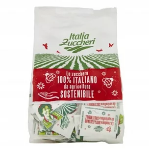 Italia Zuccheri 100% Włoski cukier w saszetkach - 100 saszetek, 500 g - Cukier i słodziki - miniaturka - grafika 1
