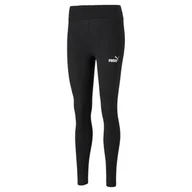 Spodnie sportowe damskie - Damskie legginsy Essentials PUMA Black - miniaturka - grafika 1