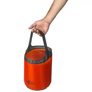 Sea To Summit Ultra SIL Folding Bucket worek 10 litrów czajnik na transport, czerwony, czerwona AUSFB10 - Akcesoria turystyczne - miniaturka - grafika 1