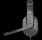 Słuchawki - DEFENDER WARHEAD G-160 CZARNO-CZERWONE 64113 - miniaturka - grafika 1