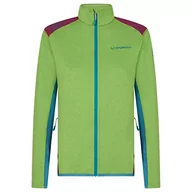 Kurtki damskie - LA SPORTIVA Damska kurtka wielokolorowa (True North JKT W Lime Green/Red Plum), limonkowo-zielony / czerwony (śliwkowy zielony/czerwony, M - miniaturka - grafika 1