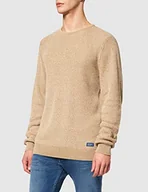 Swetry męskie - Blend Sweter męski, 141107_oyster Gray, XL - miniaturka - grafika 1