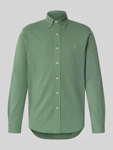 Koszula casualowa o kroju regular fit z kołnierzykiem typu button down - Koszule męskie - miniaturka - grafika 1