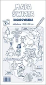 Pozostałe książki - Mapa Świata Kolorowanka XL 2 sztuki - miniaturka - grafika 1