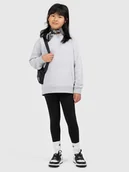 Spodnie i spodenki dla dziewczynek - 4F Legginsy dzianinowe dziewczęce - czarne 146 (10-11 lat) - miniaturka - grafika 1