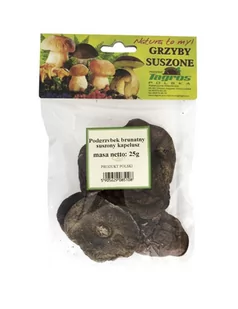 Podgrzybek brunatny suszony kapelusz 25 g - Grzyby - miniaturka - grafika 1