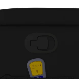 Podnoszony fotel masujący, rozkładany, czarny, ekoskóra - Fotele Podnoszony fotel masujący, rozkładany, czarny, ekoskóra - Fotele - miniaturka - grafika 11