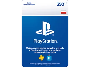 Kod aktywacyjny PLAYSTATION Karta podarunkowa 350 PLN - Kody i doładowania cyfrowe - miniaturka - grafika 1
