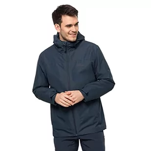 Jack Wolfskin Męska kurtka Taubenberg 3 w 1 Jkt M - Kurtki męskie - miniaturka - grafika 1