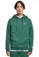 Bluzy męskie - Starter męska bluza z kapturem Starter Essential Hoody darkfreshgreen XL, ciemnozielony, XL - miniaturka - grafika 1