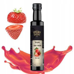 Syrop truskawkowy domowy naturalny Specjały Galicyjskie 250ml - Syropy i koncentraty owocowe - miniaturka - grafika 1