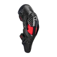 Akcesoria motocyklowe - Ochraniacz kolan MX Alpinestars SX-1 Plasma Czarny/Czerwony/CiemnoszaryXXL - miniaturka - grafika 1