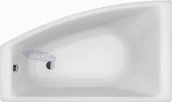 Wanny - Wanna narożna asymetryczna akrylowa SC03-WAL/P 150x90 cm - Lewa - miniaturka - grafika 1