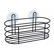 Półki łazienkowe - Koszyk NIAGARA czarny - miniaturka - grafika 1