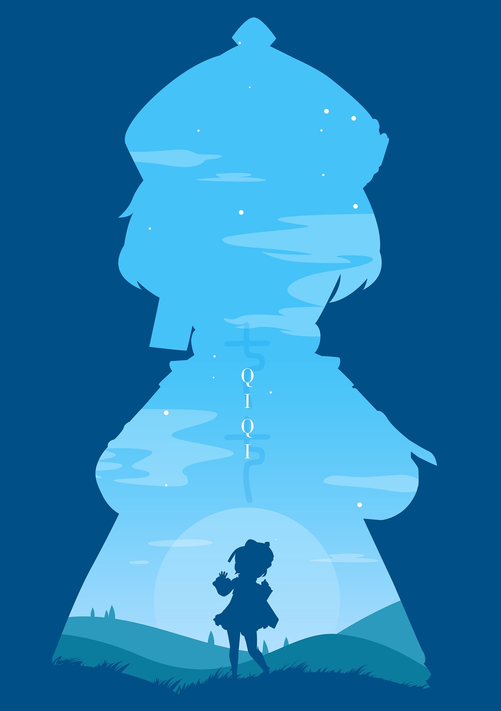 Plakat A1 Genshin Impact Qiqi