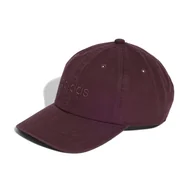 Czapki damskie - Czapka z daszkiem ADIDAS SPW DAD CAP JF6042 – Bordowy - miniaturka - grafika 1