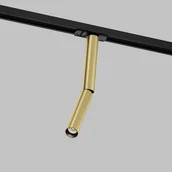 Lampy pozostałe - UNITY FOCUS DUAL TR142-1-6W3K-BS spot długa tuba łamana mosiądz LED 6W 3000K do szyny 1-fazowej - miniaturka - grafika 1