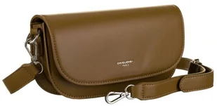 Podłużna listonoszka damska na długim, odpinanym pasku - David Jones - Torebki damskie - miniaturka - grafika 1