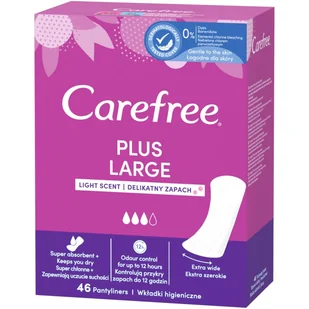 Carefree JOHNSON JOHN PLUS LARGE LIHGT SCENT 46 516871 - Wkładki higieniczne - miniaturka - grafika 1