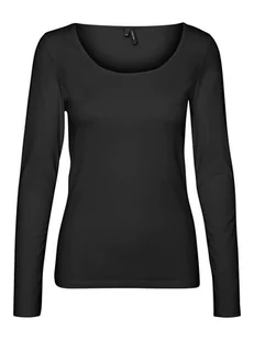 Vero Moda Koszulka w kolorze czarnym - Koszulki i topy damskie - miniaturka - grafika 1