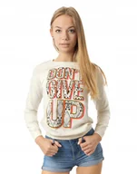 Bluzy damskie - Cienka Bluza Damska Dresowa Bawełniana 5001-04 r M - miniaturka - grafika 1