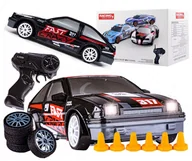 Zabawki zdalnie sterowane - SAMOCHÓD ZDALNIE STEROWANY DO DRIFTU HB TOYS + KOŁA i PACHOŁKI AUTO RC SC24A07 - miniaturka - grafika 1