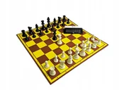 Gry planszowe - ZESTAW SZACHISTY 1 : Szachownica + Figury + Zegar - miniaturka - grafika 1
