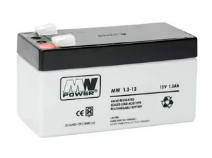 Pb 12V 1.3Ah bezobsługowy (waga 0.57kg, max. prąd ład. 0.3A) - Akcesoria i części modelarskie - miniaturka - grafika 1