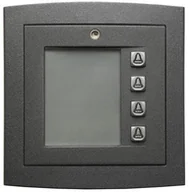 Akcesoria do domofonów i wideodomofonów - Elfon moduł wybierania 4- przyciskowy /grafit (G)/ łącznik do montażu pionowego OP-ŁPIONOWY i poziomego OP-ŁPOZIOMY w komplecie / od wersji v3 do zastosowania wyłącznie z panelami Master i Slave w wersji v3 Mod OP-J4-G - miniaturka - grafika 1