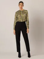 Spodnie damskie - APART Spodnie w kolorze czarnym - miniaturka - grafika 1