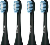Końcówki do szczoteczek elektrycznych - Końcówka 4Swiss Sensitive Clean Czarna 4 szt. - miniaturka - grafika 1