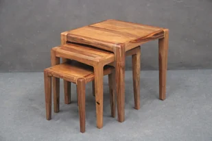 Stoliki Komplet Ancona #112 Drewniane Akacja Lakierowana 3W1 50X50 / 40X40 / 31,5X34 Cm (1) B 5786 - Ławy i stoliki kawowe Stoliki Komplet Ancona #112 Drewniane Akacja Lakierowana 3W1 50X50 / 40X40 / 31,5X34 Cm (1) B 5786 - Ławy i stoliki kawowe - miniaturka - grafika 1